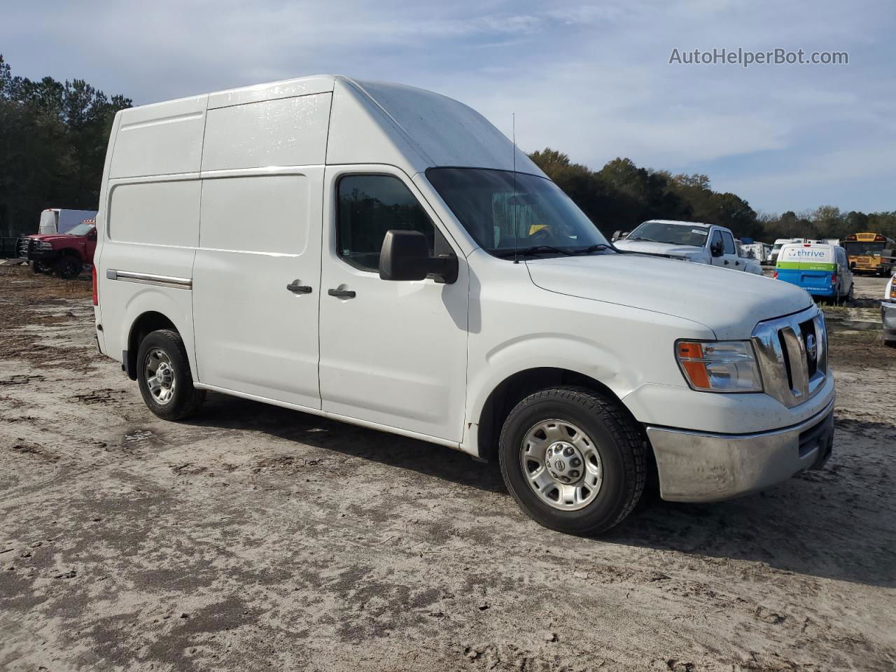 2013 Nissan Nv 2500 White vin: 1N6BF0LY8DN108803