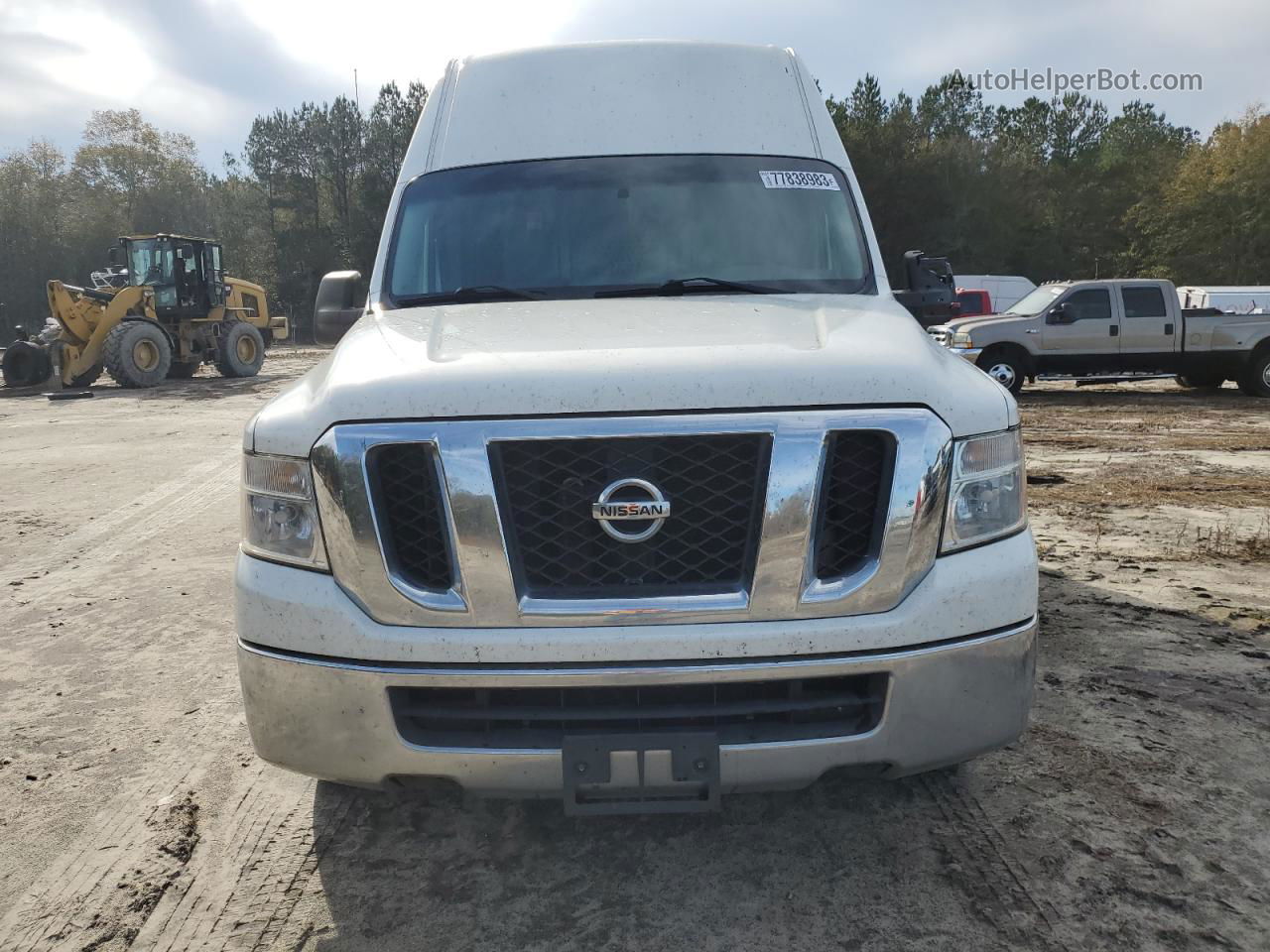 2013 Nissan Nv 2500 White vin: 1N6BF0LY8DN108803