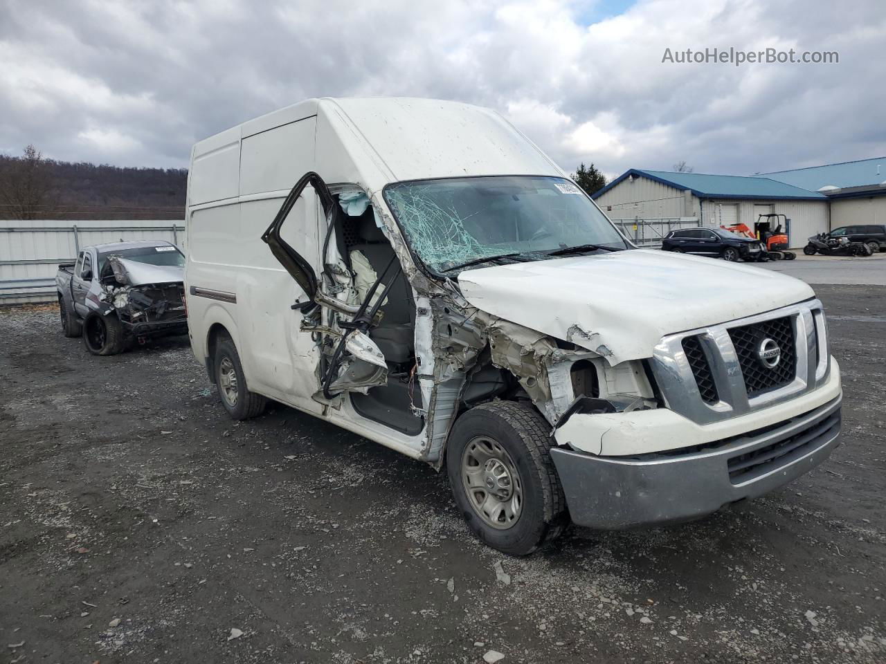 2013 Nissan Nv 2500 White vin: 1N6BF0LY8DN109403