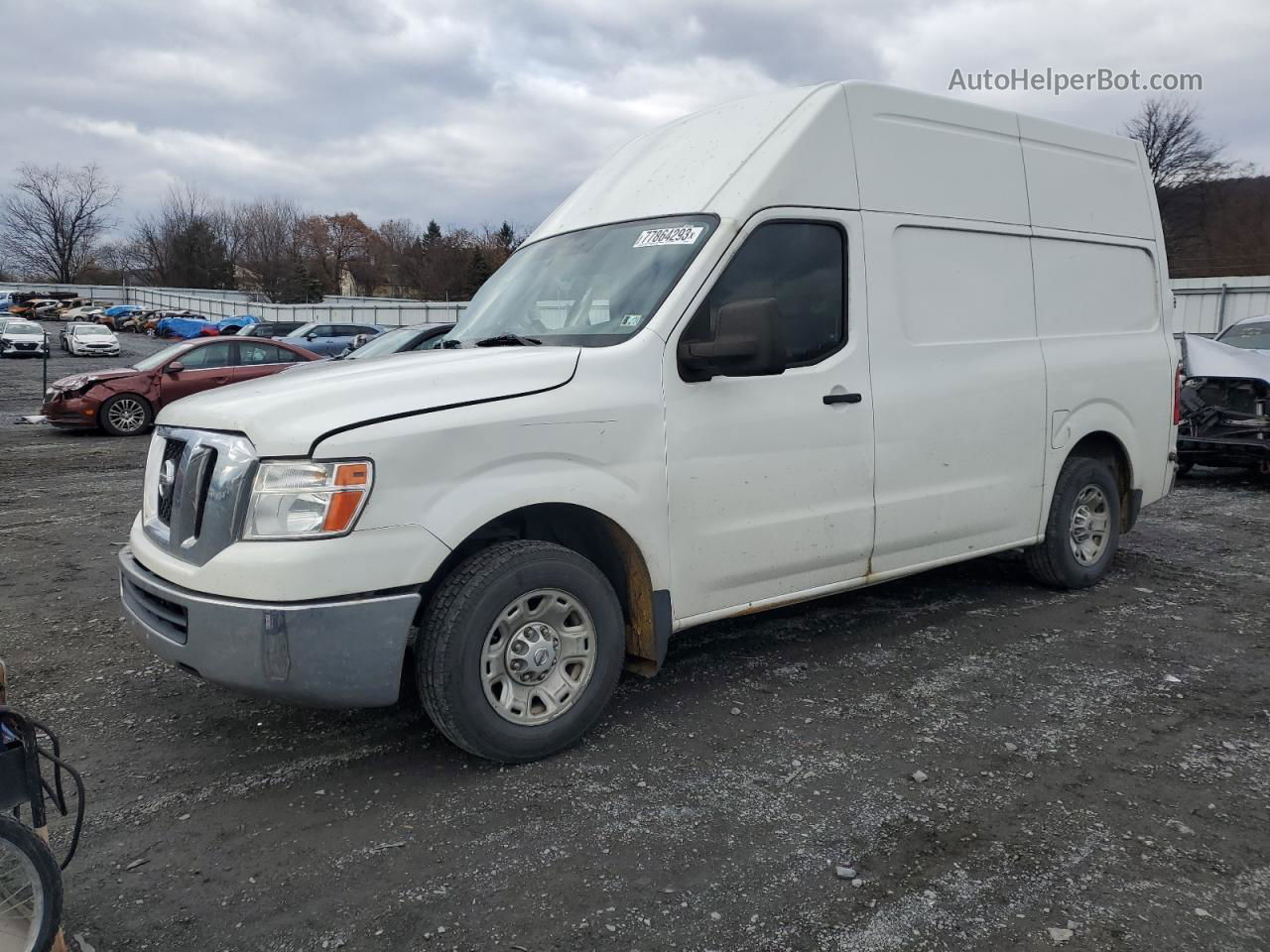 2013 Nissan Nv 2500 White vin: 1N6BF0LY8DN109403