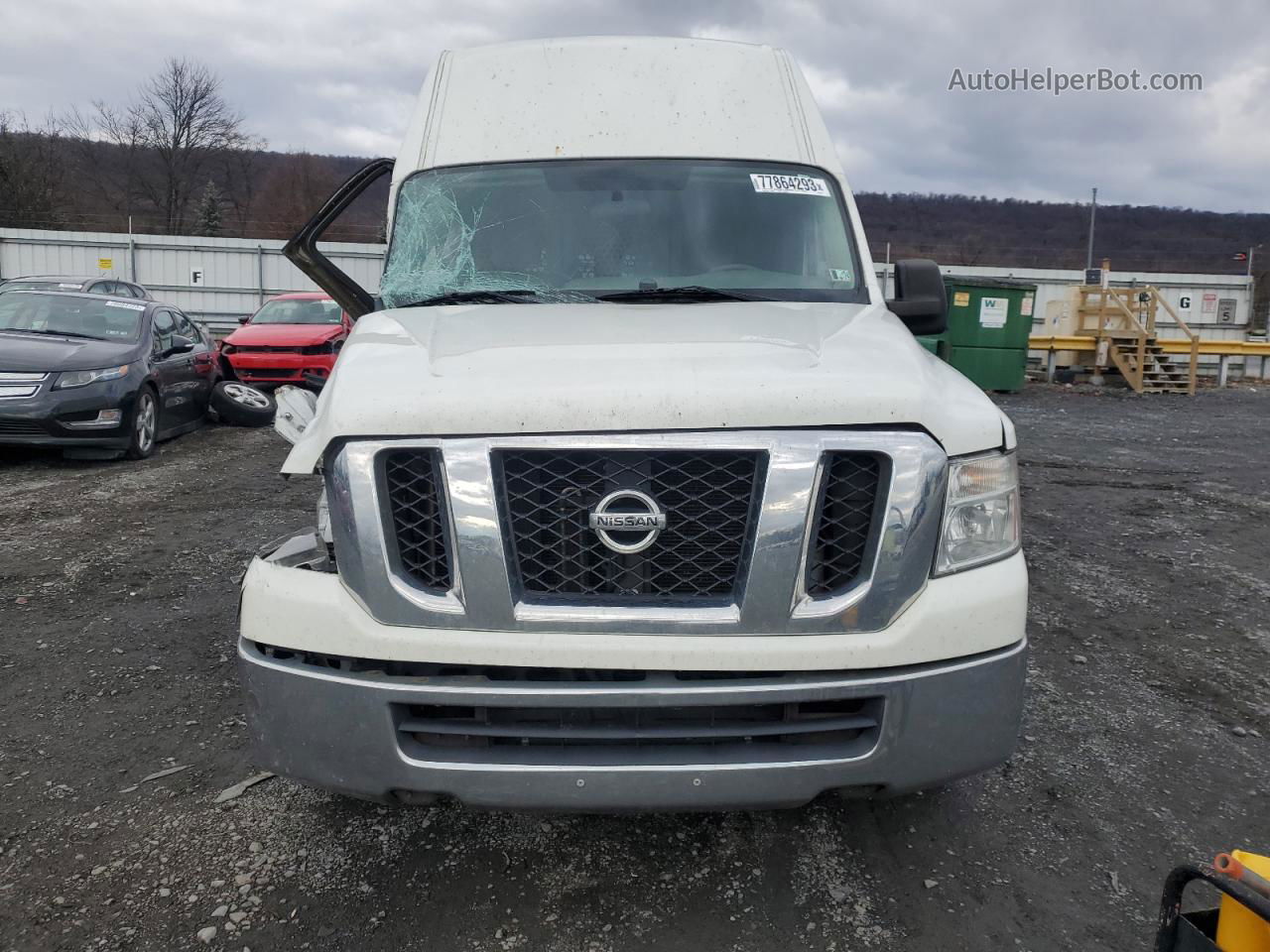 2013 Nissan Nv 2500 White vin: 1N6BF0LY8DN109403