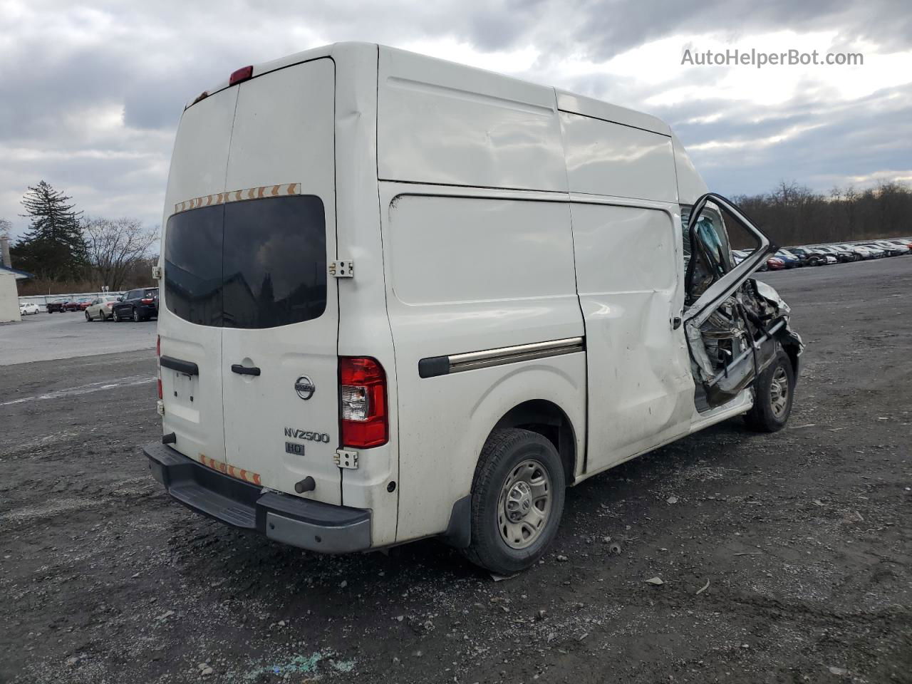 2013 Nissan Nv 2500 White vin: 1N6BF0LY8DN109403