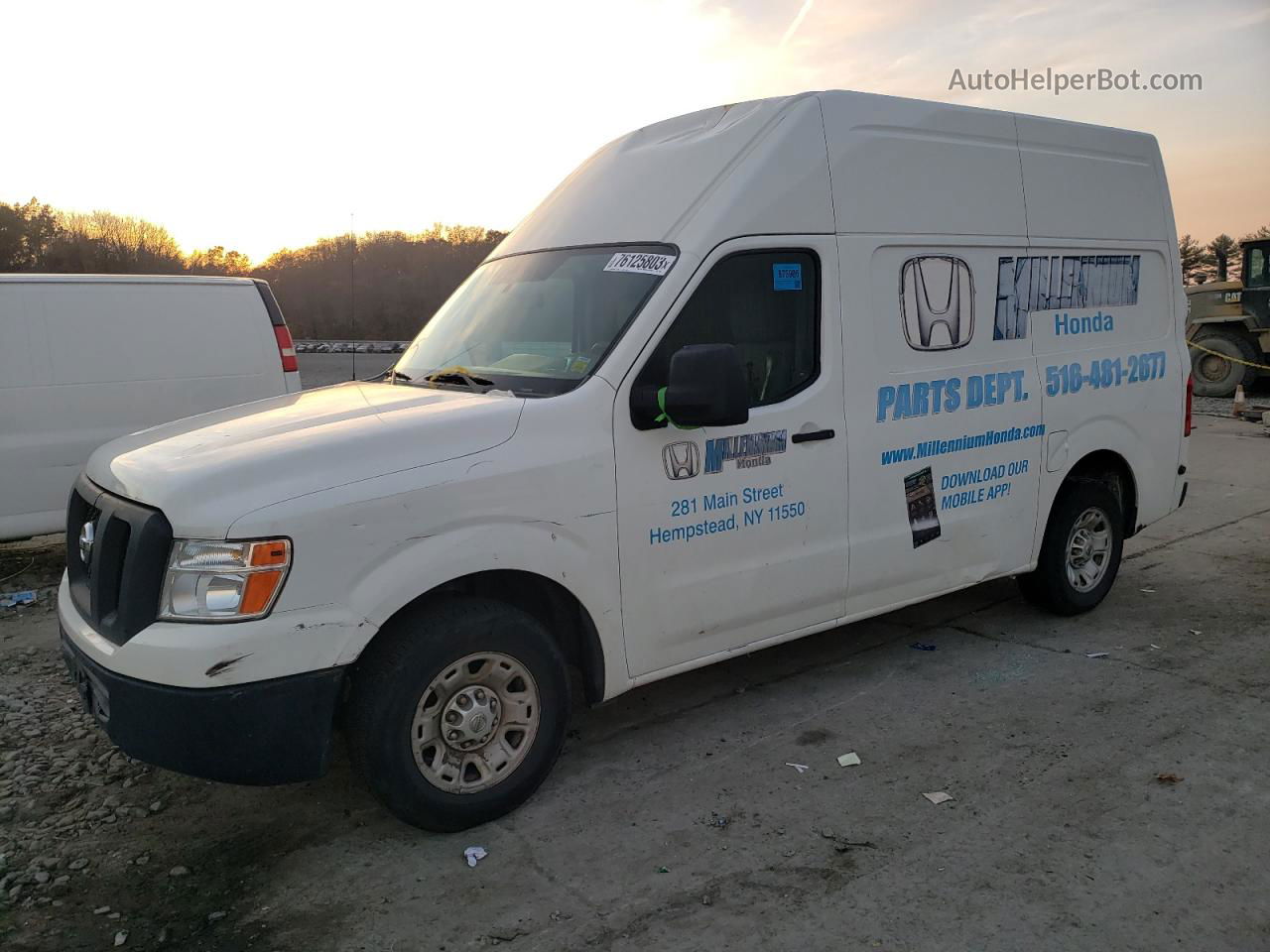 2013 Nissan Nv 2500 White vin: 1N6BF0LYXDN105966