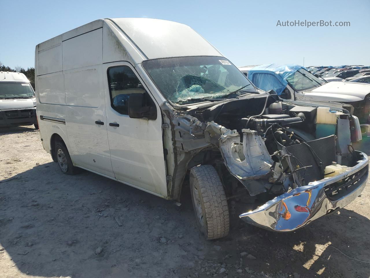 2013 Nissan Nv 2500 White vin: 1N6BF0LYXDN113386