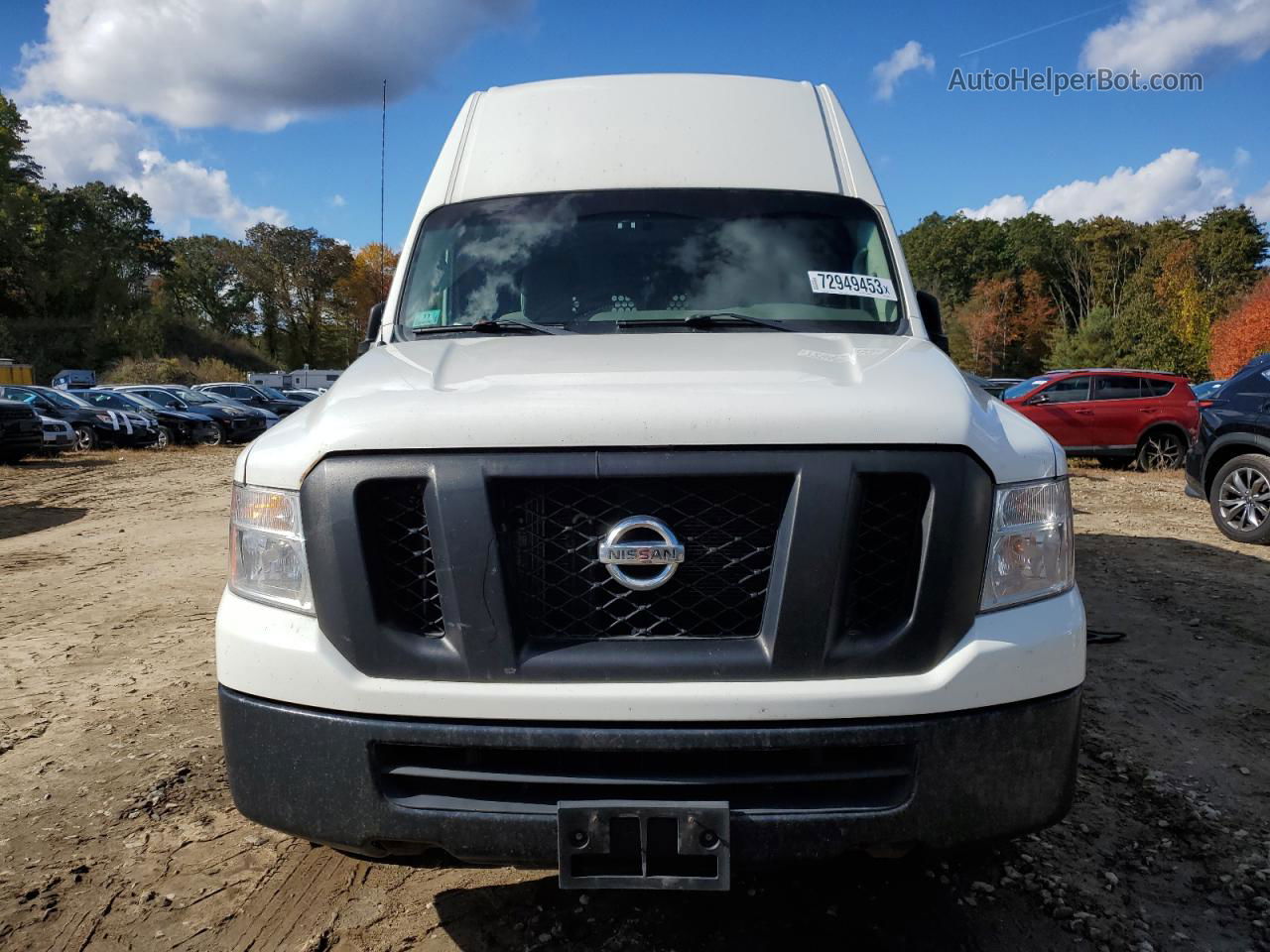 2019 Nissan Nv 2500 S Белый vin: 1N6BF0LYXKN805788