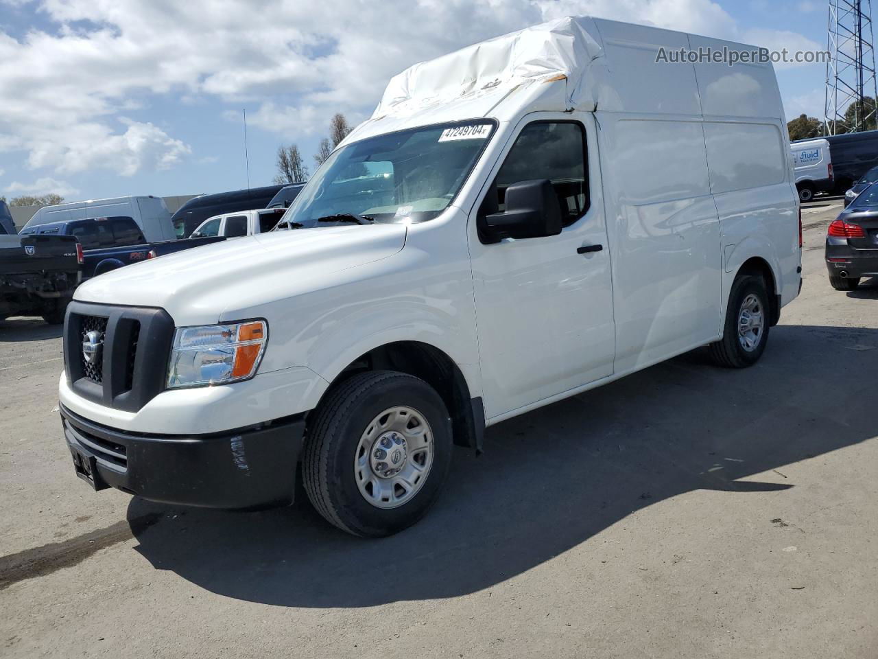 2019 Nissan Nv 2500 S White vin: 1N6BF0LYXKN806813