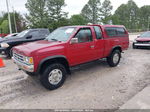 1991 Nissan Truck King Cab Red vin: 1N6HD16Y3MC336690