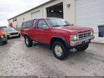 1991 Nissan Truck King Cab Red vin: 1N6HD16Y3MC336690