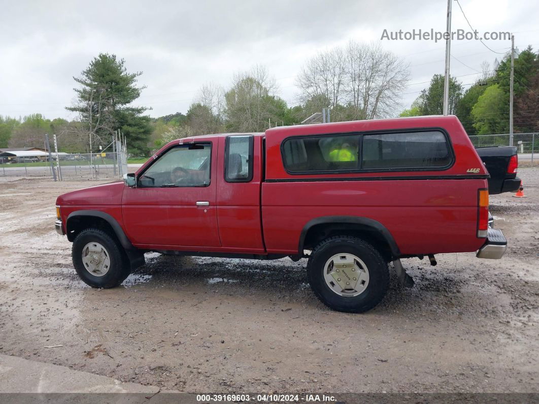 1991 Nissan Truck King Cab Red vin: 1N6HD16Y3MC336690