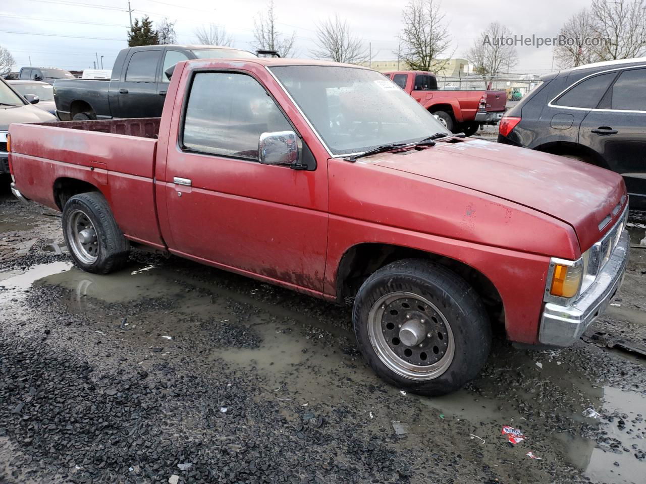 1991 Nissan Truck Short Wheelbase Red vin: 1N6SD11S2MC400744