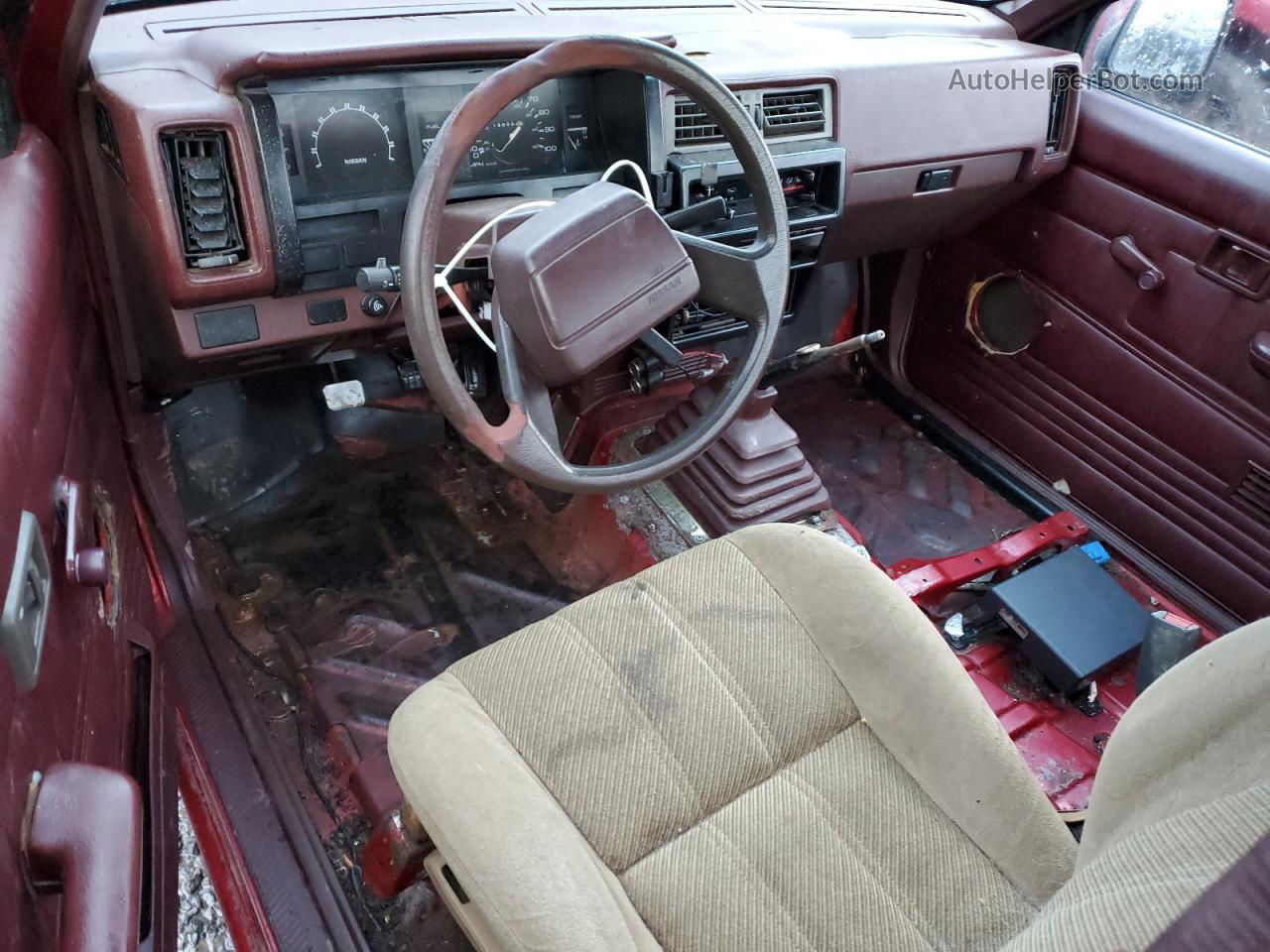 1991 Nissan Truck Short Wheelbase Red vin: 1N6SD11S2MC400744