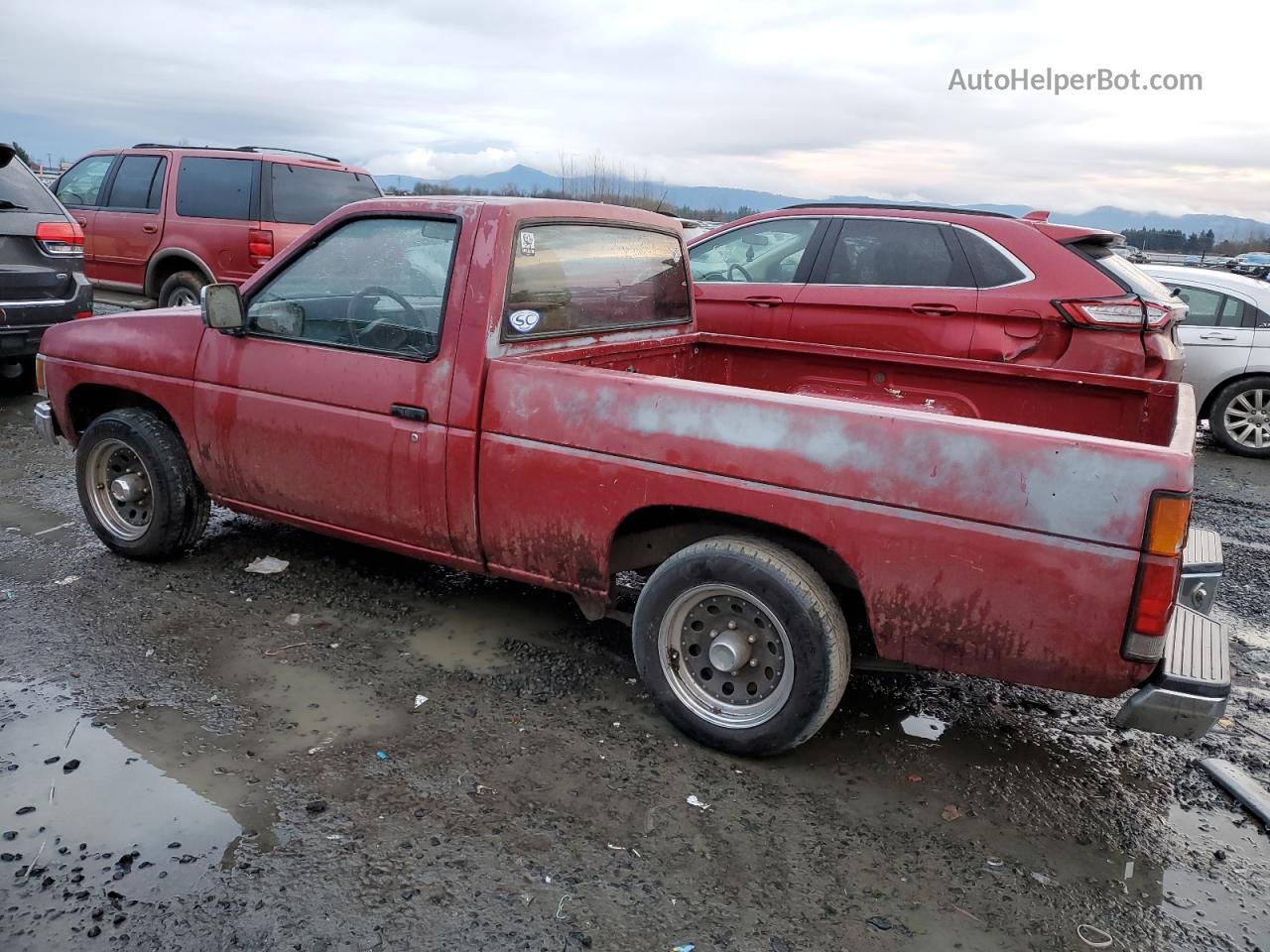 1991 Nissan Truck Short Wheelbase Red vin: 1N6SD11S2MC400744