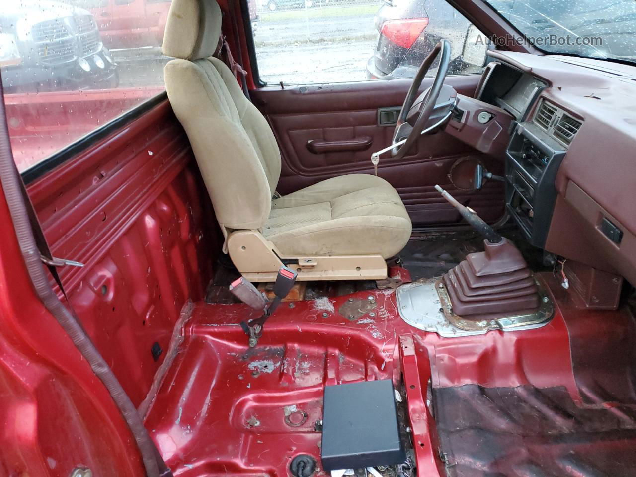 1991 Nissan Truck Short Wheelbase Red vin: 1N6SD11S2MC400744