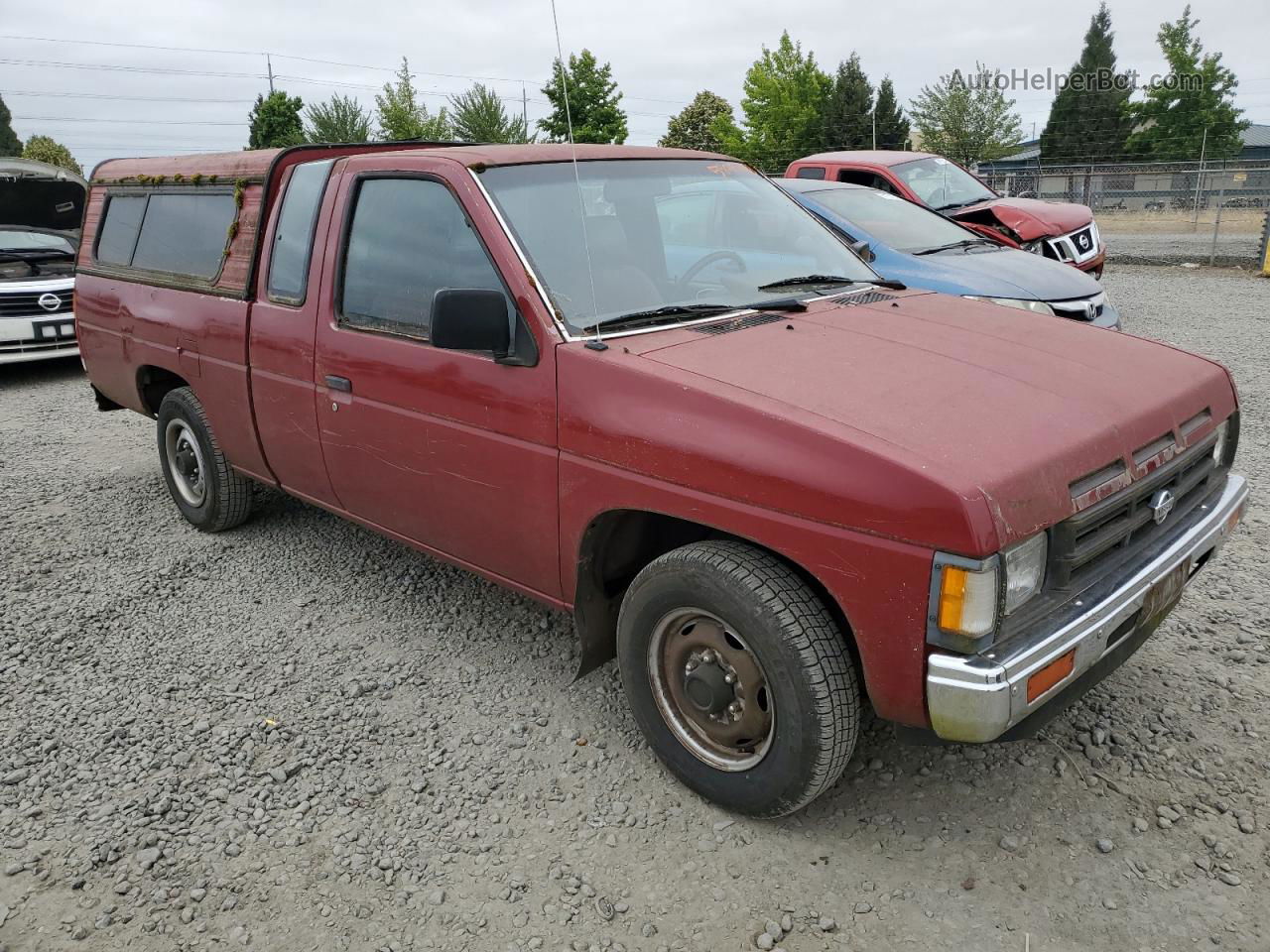 1991 Nissan Truck King Cab Burgundy vin: 1N6SD16S3MC396468