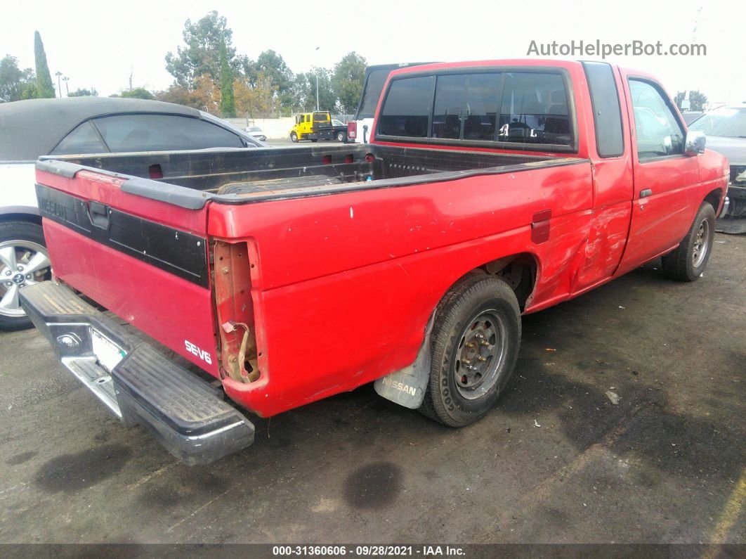 1991 Nissan Truck King Cab Red vin: 1N6SD16S9MC356105