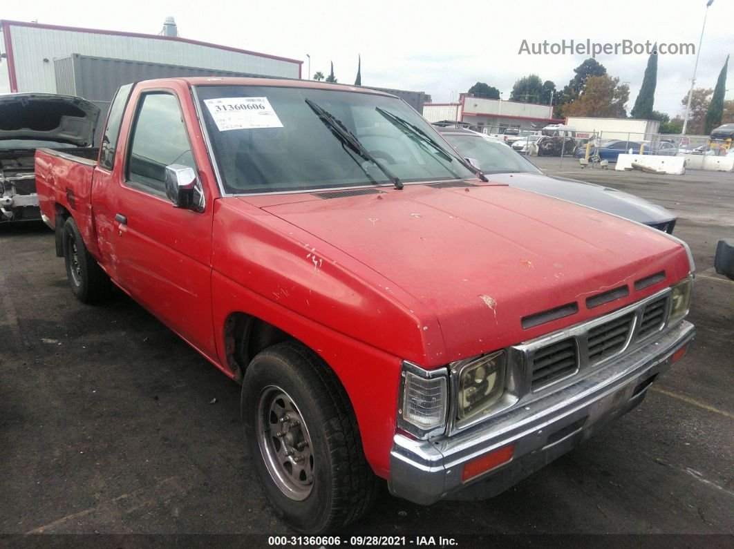 1991 Nissan Truck King Cab Red vin: 1N6SD16S9MC356105