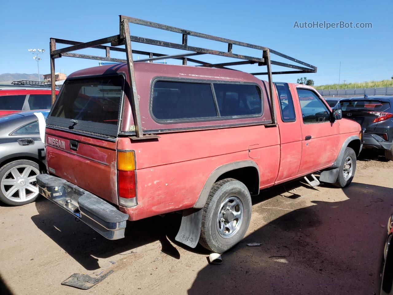 1991 Nissan Truck King Cab Red vin: 1N6SD16Y0MC370611