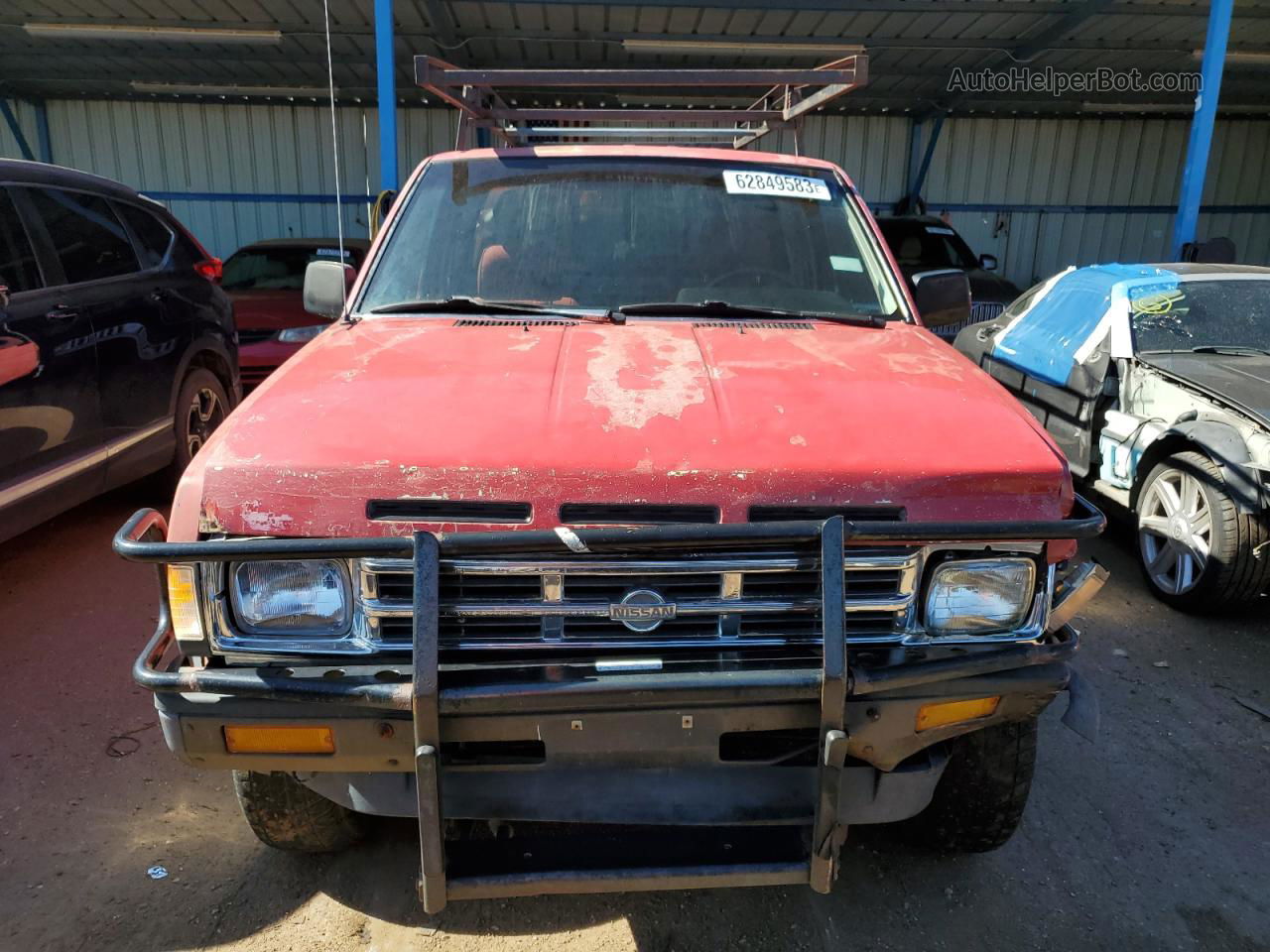 1991 Nissan Truck King Cab Red vin: 1N6SD16Y0MC370611