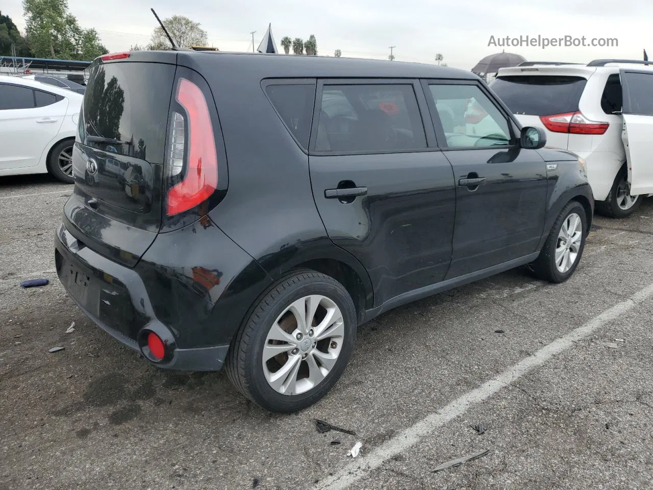 2016 Kia Soul + Черный vin: KNDJP3A58G7291649