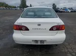 2002 Toyota Corolla Ce White vin: 1NXBR12E02Z591144