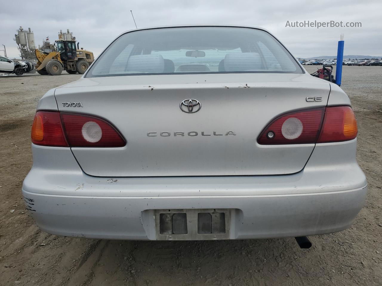 2002 Toyota Corolla Ce Silver vin: 1NXBR12E02Z592276