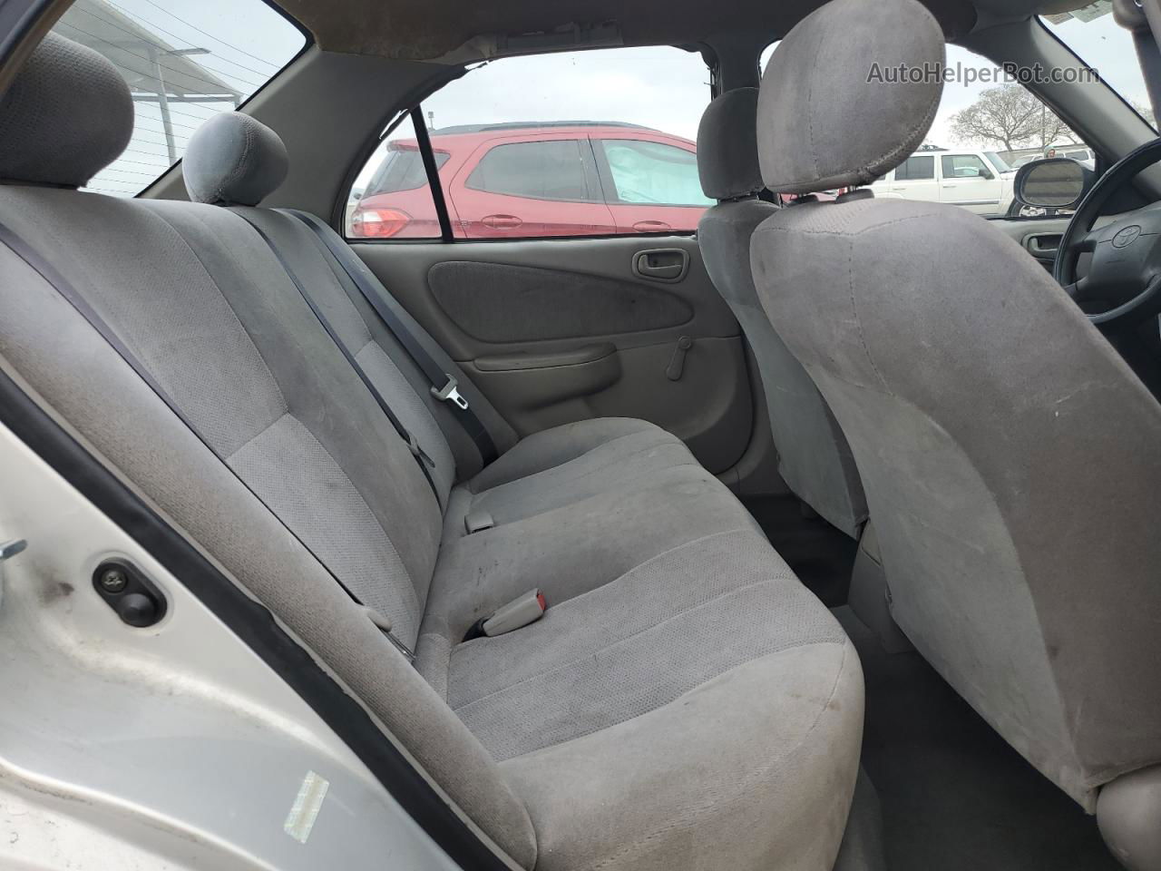 2002 Toyota Corolla Ce Silver vin: 1NXBR12E02Z592276