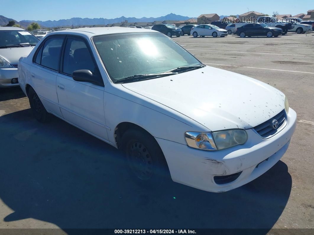 2002 Toyota Corolla Le White vin: 1NXBR12E02Z603048