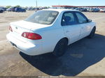 2002 Toyota Corolla Le White vin: 1NXBR12E02Z603048