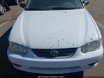 2002 Toyota Corolla Le White vin: 1NXBR12E02Z603048