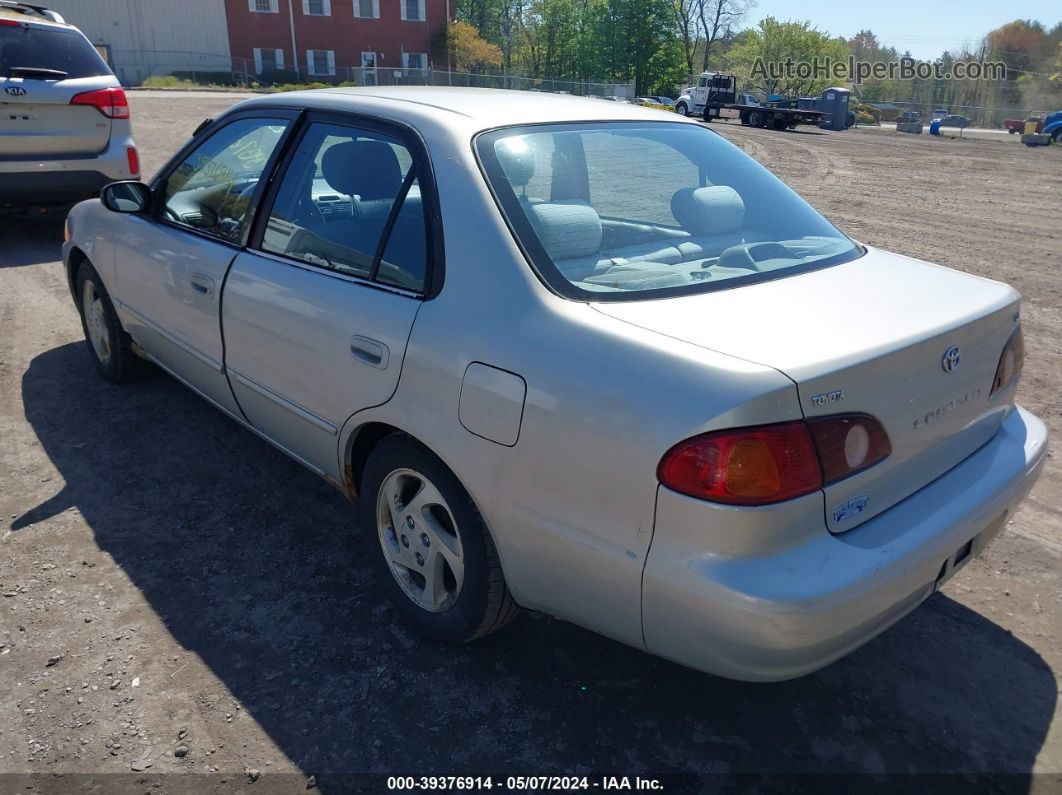 2002 Toyota Corolla Le Silver vin: 1NXBR12E02Z630573