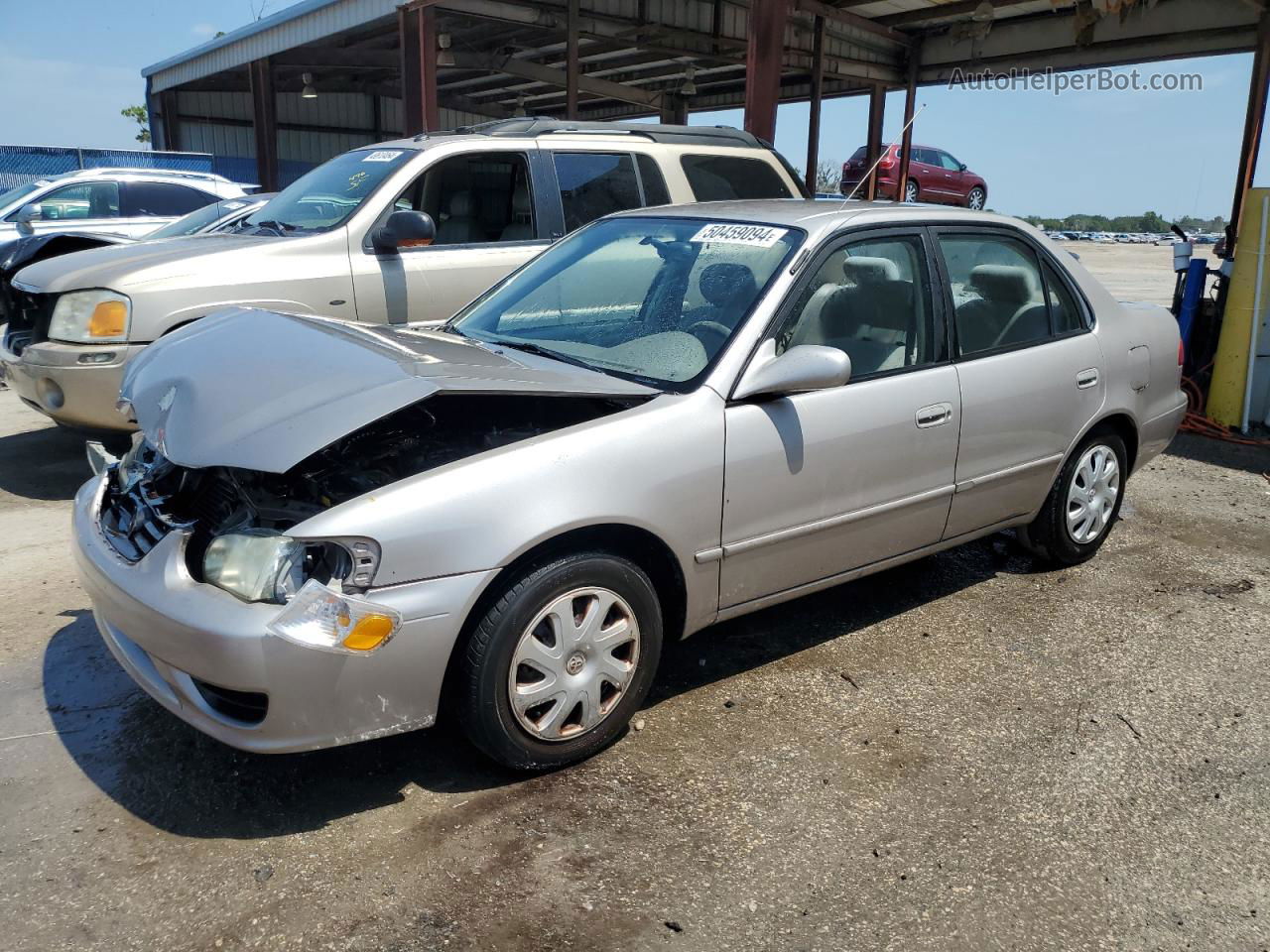 2002 Toyota Corolla Ce Tan vin: 1NXBR12E12Z576880