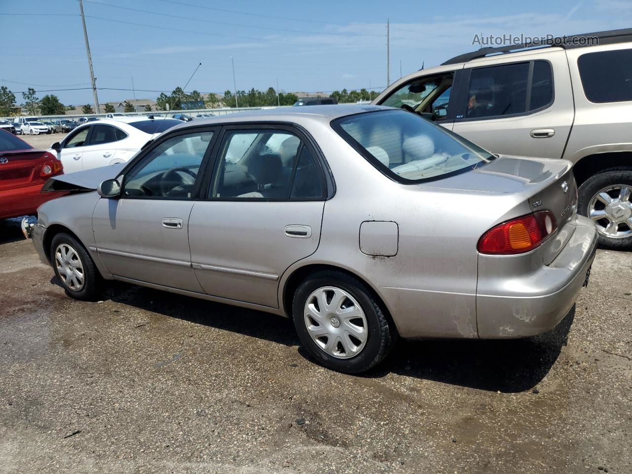 2002 Toyota Corolla Ce Tan vin: 1NXBR12E12Z576880