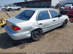 2002 Toyota Corolla Ce Silver vin: 1NXBR12E12Z590178