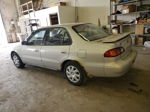 2002 Toyota Corolla Ce Silver vin: 1NXBR12E12Z617573