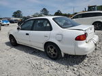 2002 Toyota Corolla Ce White vin: 1NXBR12E12Z625446