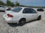 2002 Toyota Corolla Ce White vin: 1NXBR12E12Z625446