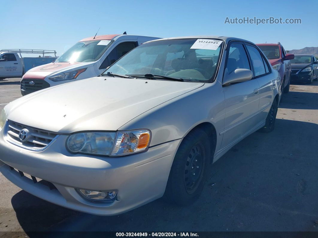 2002 Toyota Corolla S Silver vin: 1NXBR12E12Z641484