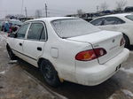 2002 Toyota Corolla Ce White vin: 1NXBR12E22Z571400