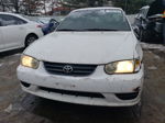 2002 Toyota Corolla Ce White vin: 1NXBR12E22Z571400