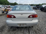 2002 Toyota Corolla Ce Silver vin: 1NXBR12E22Z642420