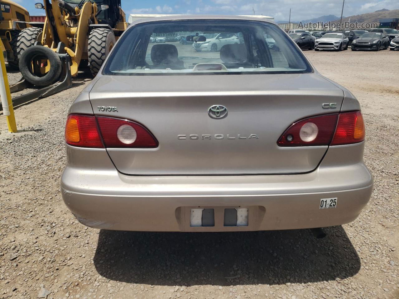 2002 Toyota Corolla Ce Золотой vin: 1NXBR12E22Z651036