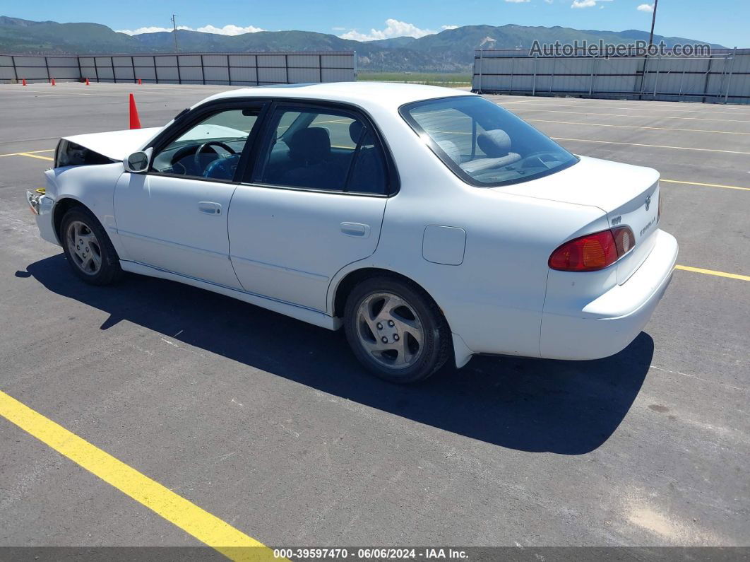 2002 Toyota Corolla S White vin: 1NXBR12E32Z617462