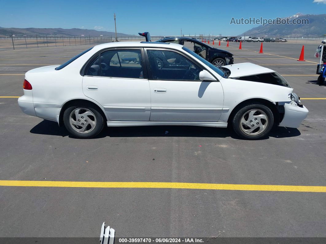 2002 Toyota Corolla S White vin: 1NXBR12E32Z617462