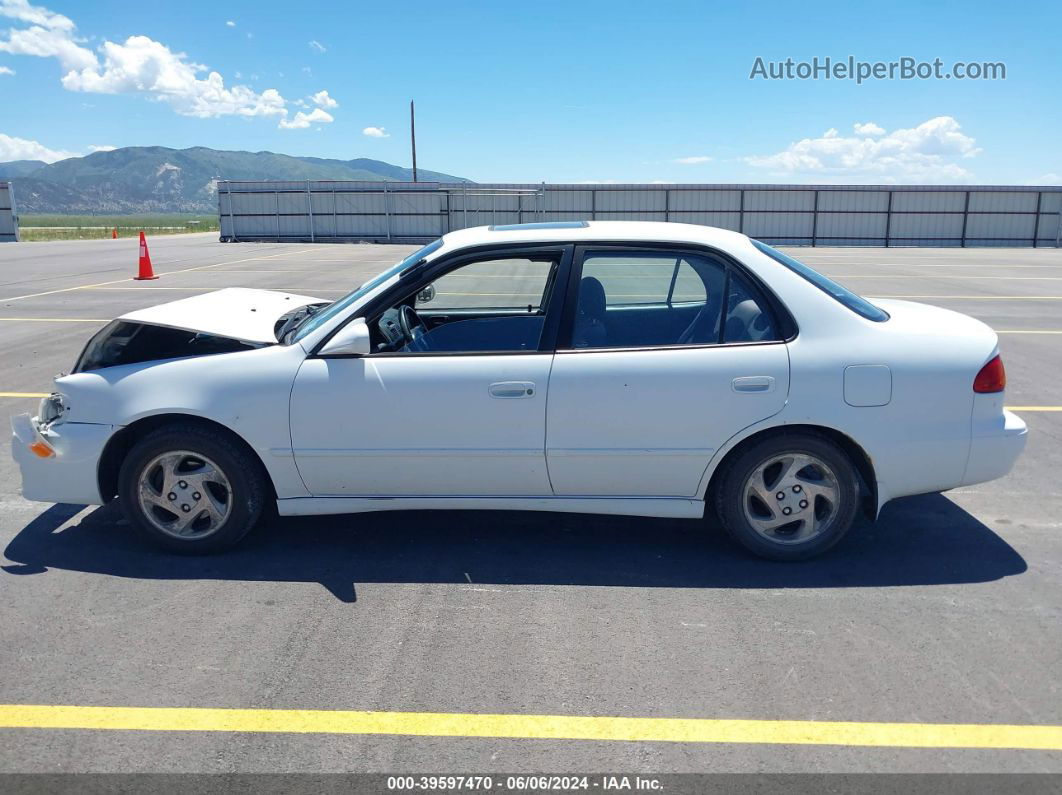 2002 Toyota Corolla S White vin: 1NXBR12E32Z617462