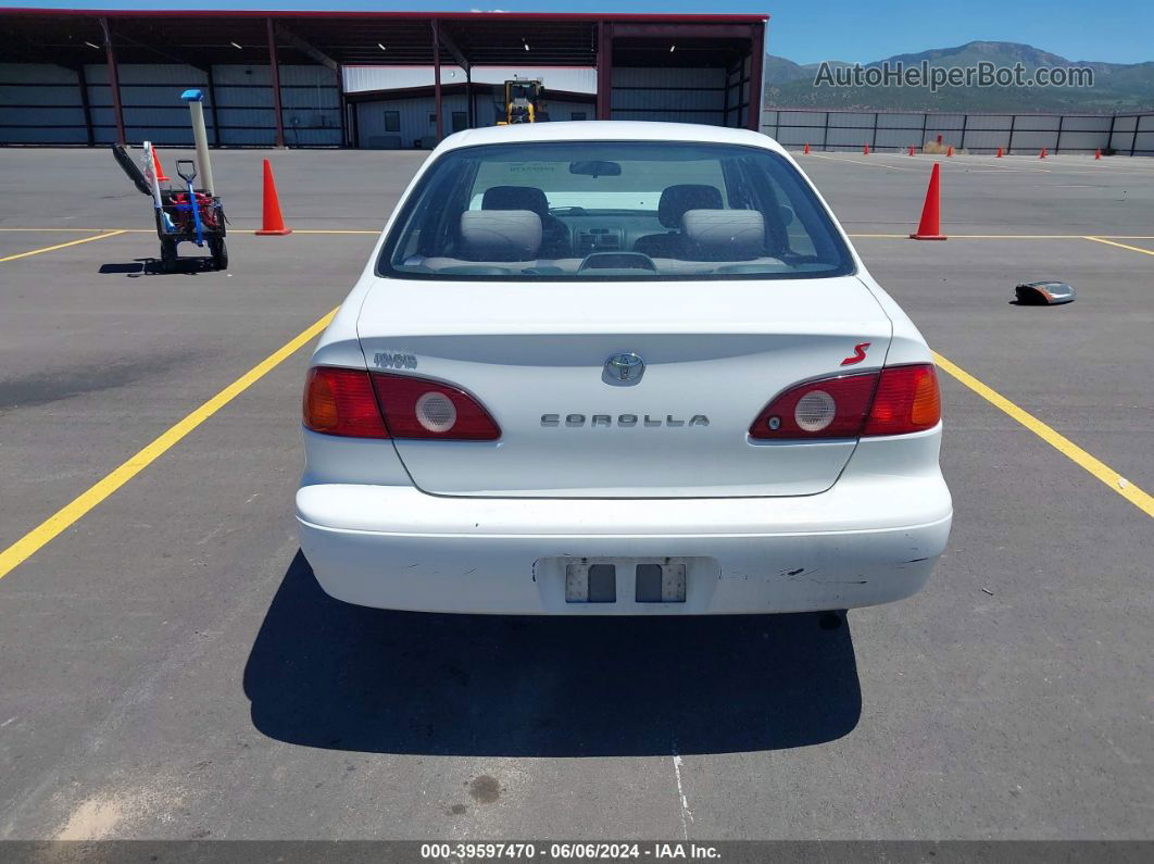 2002 Toyota Corolla S White vin: 1NXBR12E32Z617462