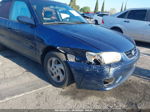 2002 Toyota Corolla Le Blue vin: 1NXBR12E42Z568661