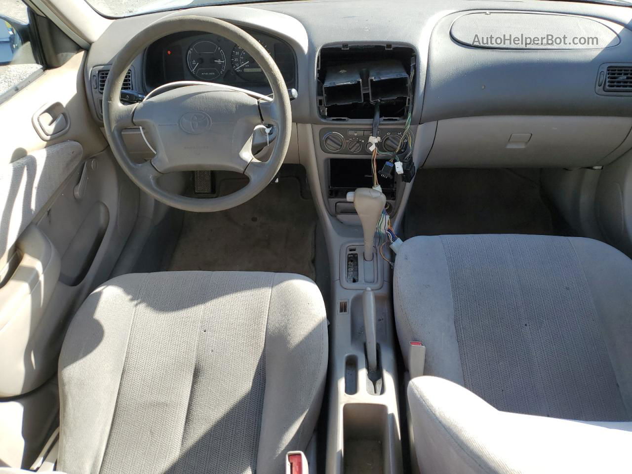 2002 Toyota Corolla Ce Silver vin: 1NXBR12E42Z604185