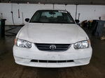 2002 Toyota Corolla Ce White vin: 1NXBR12E42Z640121