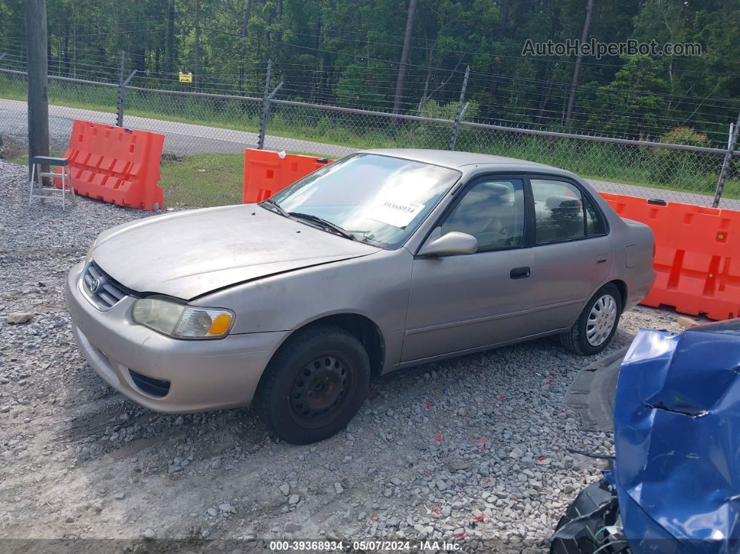 2002 Toyota Corolla Le Желто-коричневый vin: 1NXBR12E42Z644475