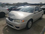 2002 Toyota Corolla Ce Silver vin: 1NXBR12E42Z650695